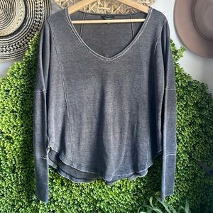 Lucky Brand Long Sleeve Flowy Top